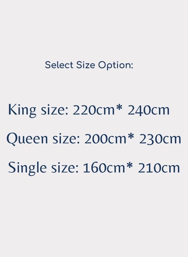 LUNA Home Select size (King (220x240cm), Queen (200x230cm), Single (160x210cm). Hotel quality Comforter, Duvet, Insert , White, All-Season. - Image 2